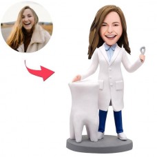 Statuieta personalizata Dentist - 15cm, text gravat